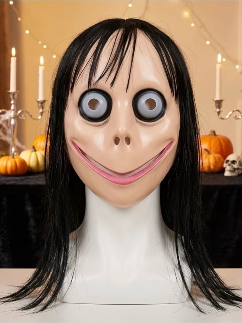 Creepy Momo Mask - Picture 2 of 4